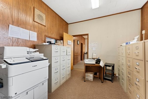 Home Office, Interior, Wooden Walls