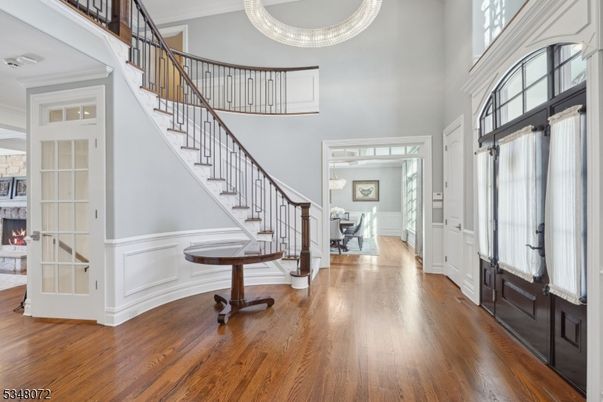 Fireplace, Interior, Wood Texture Flooring
