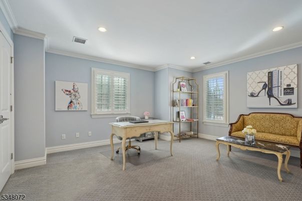 Home Office, Interior, Recessed Lighting