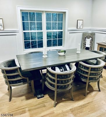 Dining room, Interior, Wood Texture Flooring