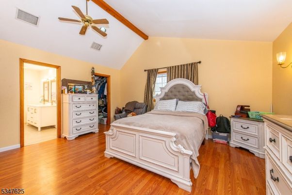 Bedroom, Interior, Wooden Beams, Wood Texture Flooring