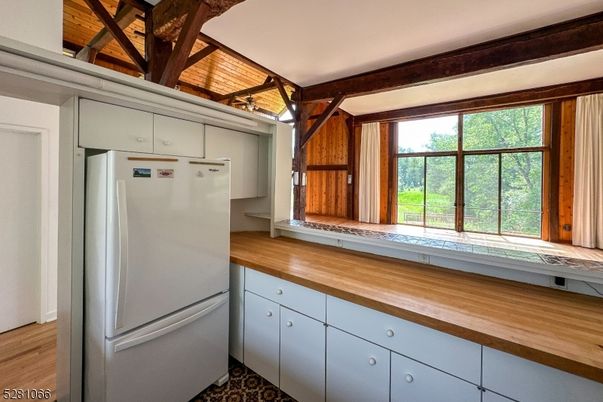 Interior, Kitchen, Wooden Beams, Wood Texture Flooring