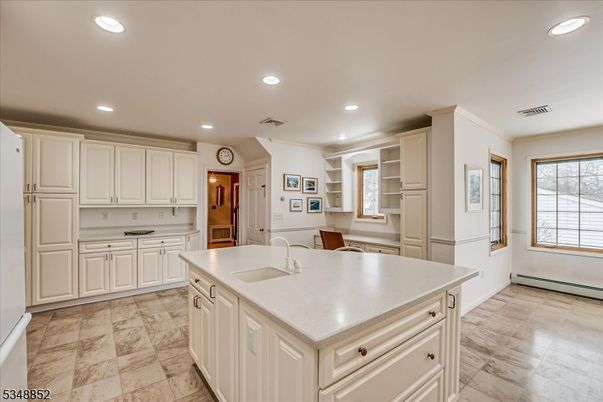 Interior, Kitchen, Marble, Recessed Lighting