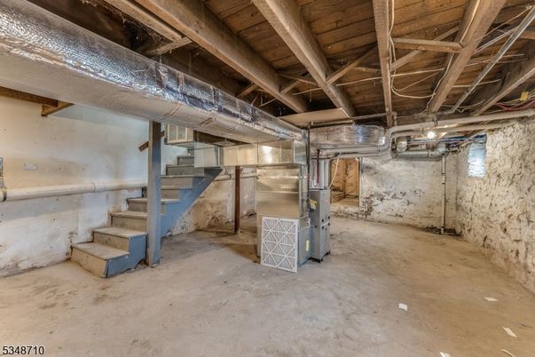 Interior, Stone Walls, Wooden Beams
