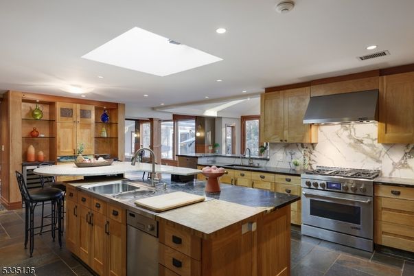 Interior, Kitchen, Recessed Lighting, Stainless Steel Appliances