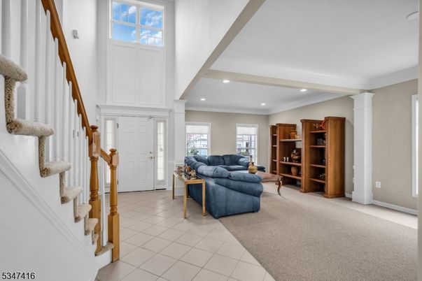 Interior, Living room, Recessed Lighting