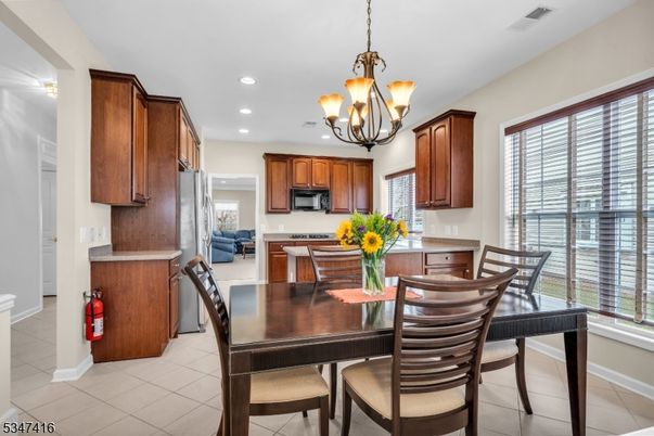 Chandelier, Dining room, Interior, Kitchen, Recessed Lighting