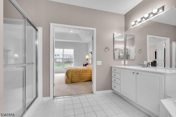 Bathroom, Dual Sink Vanities, Glass Shower, Interior