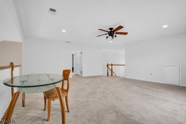 Dining room, Empty room, Interior, Recessed Lighting