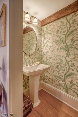 Bathroom, Interior, Wood Texture Flooring