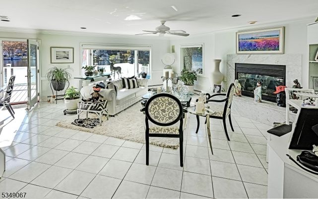 Dining room, Fireplace, Interior, Living room