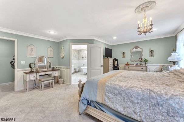 Bathroom, Bedroom, Chandelier, Interior, Recessed Lighting