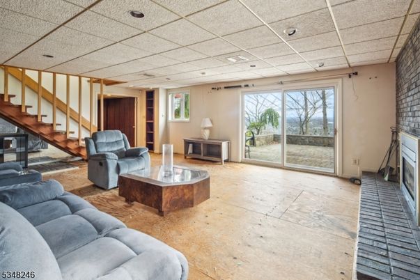 Interior, Living room, Recessed Lighting
