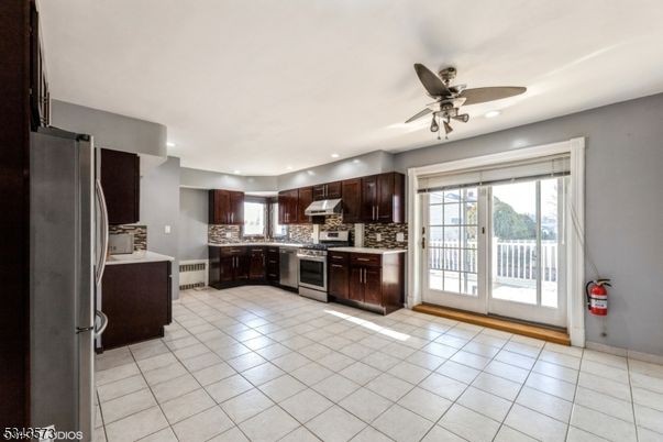 Interior, Kitchen, Recessed Lighting, Stainless Steel Appliances