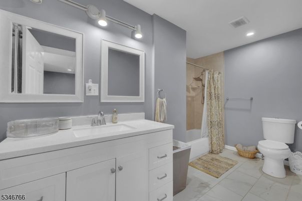 Bathroom, Dual Sink Vanities, Interior, Marble, Recessed Lighting