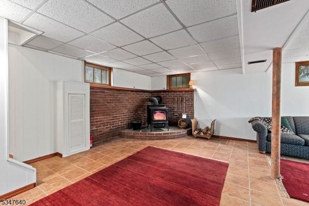 Fireplace, Interior, Stone Walls