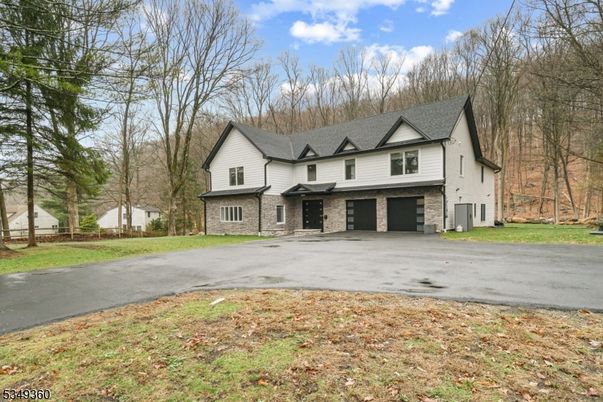 Attached, Backyard, Exterior, Facade, Brick Facade, Farmhouse