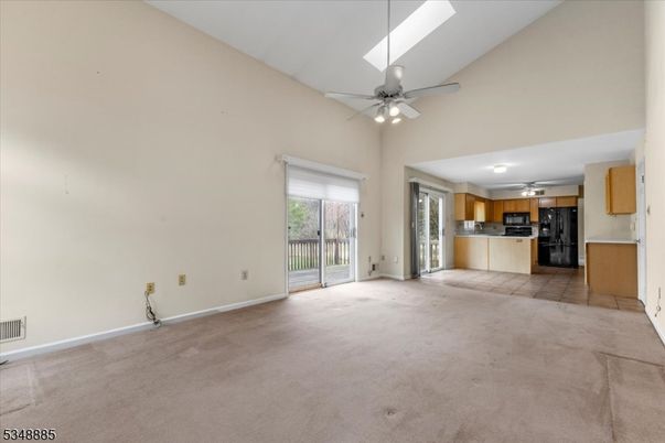Empty room, Interior, Kitchen, Stainless Steel Appliances