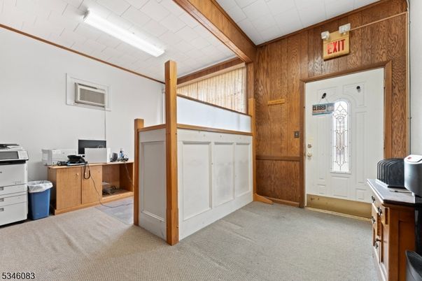 Home Office, Interior, Wooden Walls