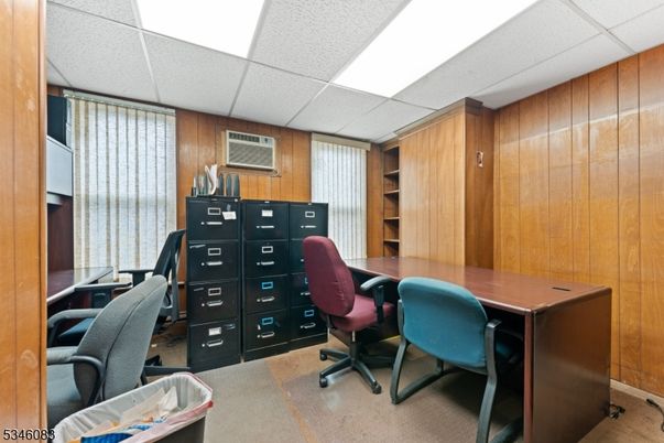 Home Office, Interior, Wooden Walls