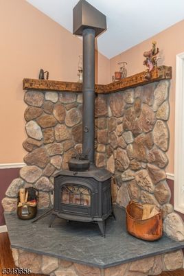 Fireplace, Interior, Stone Walls