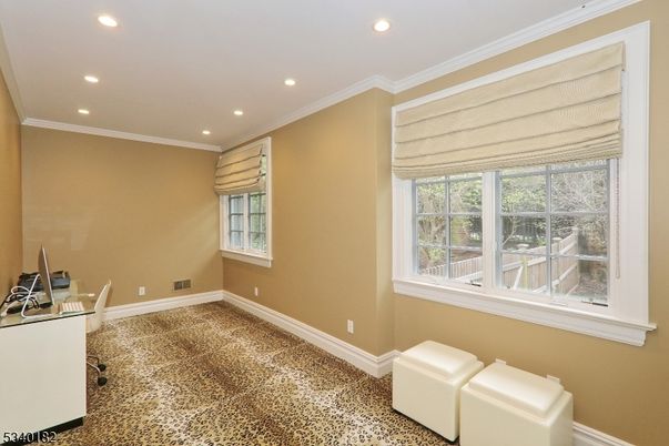 Home Office, Interior, Recessed Lighting