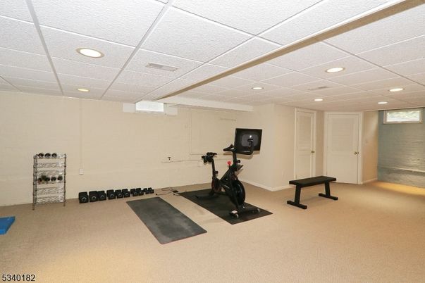 Fitness Equipment, Interior, Recessed Lighting