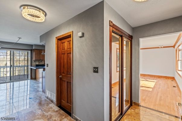 Chandelier, Interior, Kitchen, Wood Texture Flooring