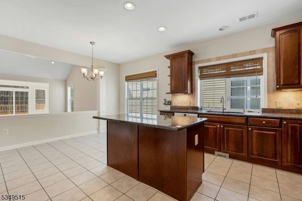 Chandelier, Interior, Kitchen, Recessed Lighting