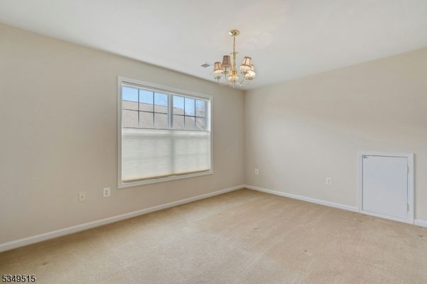 Chandelier, Empty room, Interior