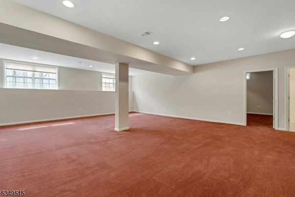 Empty room, Interior, Recessed Lighting