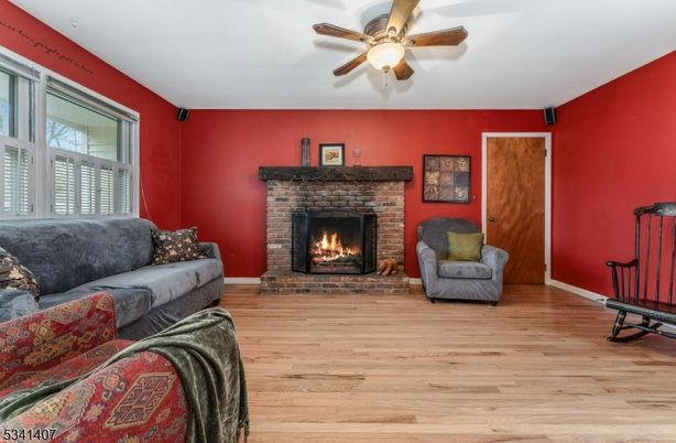 Fireplace, Interior, Wood Texture Flooring