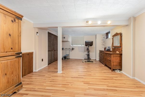 Fitness Equipment, Interior, Wood Texture Flooring