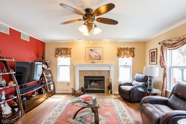 Fireplace, Interior, Wood Texture Flooring