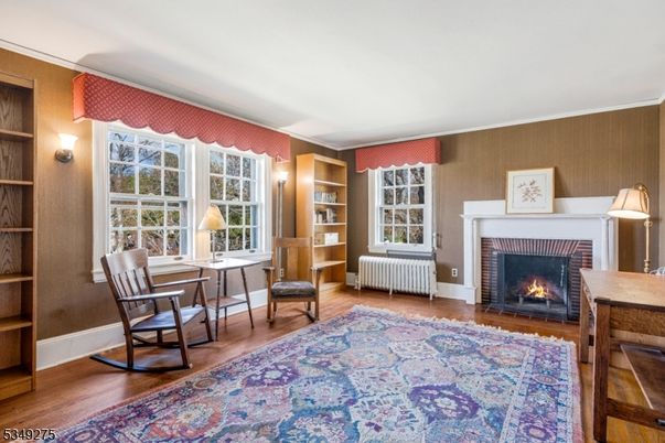 Fireplace, Interior, Wood Texture Flooring
