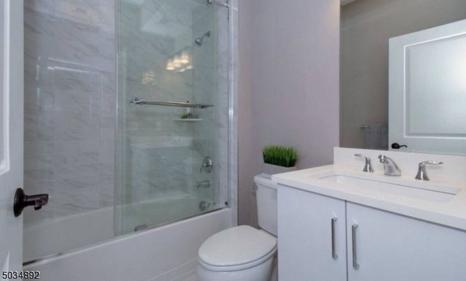Bathroom, Glass Shower, Interior, Marble Walls