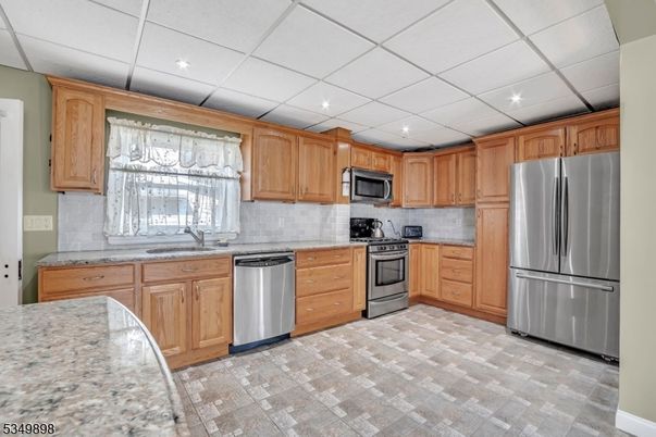 Interior, Kitchen, Recessed Lighting, Stainless Steel Appliances