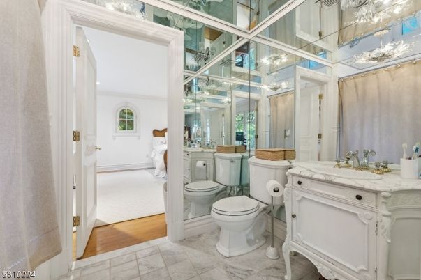 Bathroom, Interior, Marble, Wood Texture Flooring