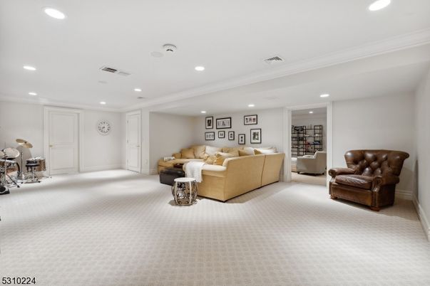 Interior, Living room, Recessed Lighting