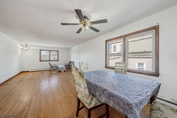 Dining room, Interior, Wood Texture Flooring