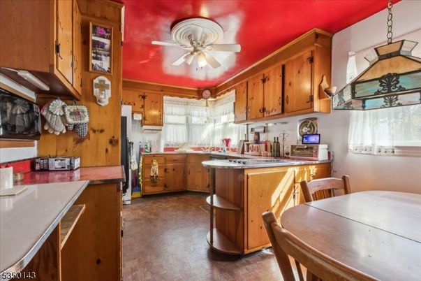 Dining room, Interior, Kitchen, Pendant Lights