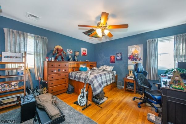 Bedroom, Home Office, Interior, Wood Texture Flooring