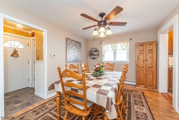 Dining room, Interior, Wood Texture Flooring