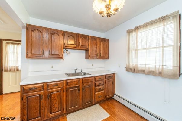 Chandelier, Interior, Kitchen, Wood Texture Flooring