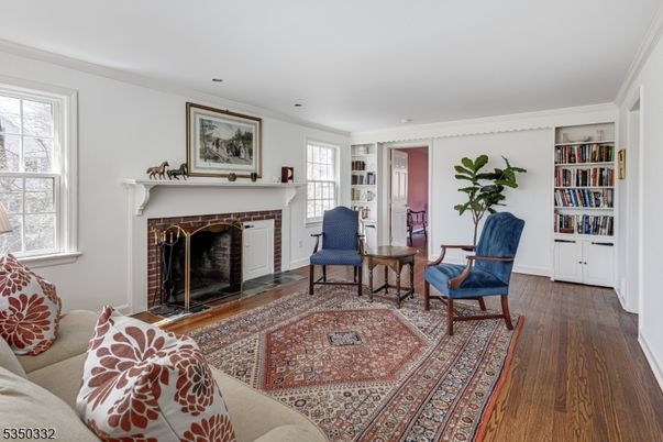 Fireplace, Interior, Wood Texture Flooring