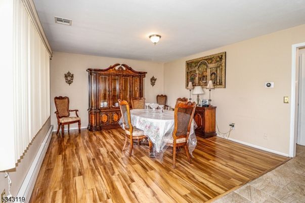 Dining room, Interior, Wood Texture Flooring
