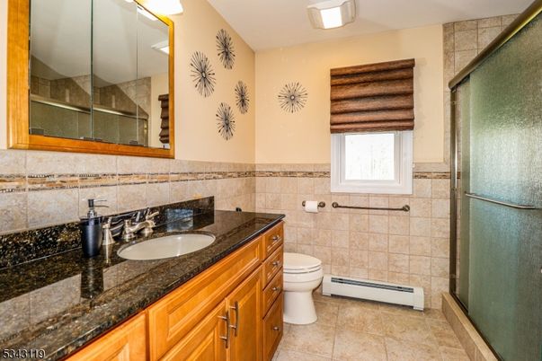 Bathroom, Dual Sink Vanities, Glass Shower, Interior