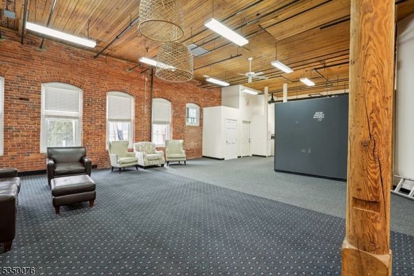 Interior, Stone Walls, Wooden Ceilings