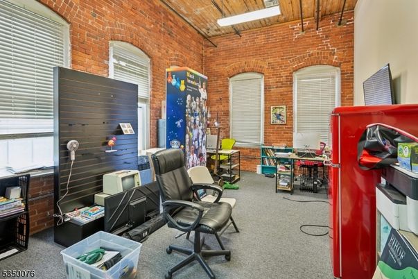 Home Office, Interior, Stone Walls