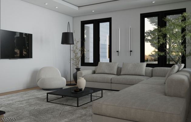 Interior, Living room, Recessed Lighting
